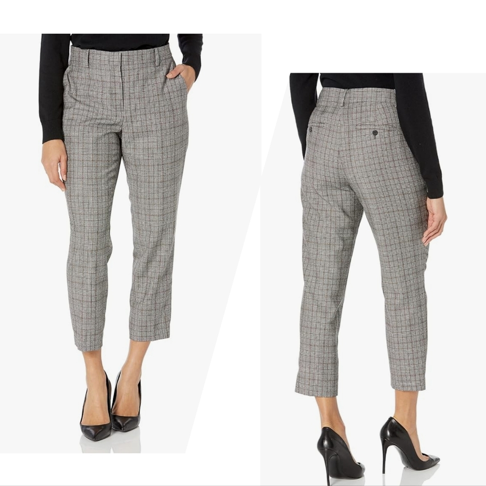 NWT Theory 'Treeca 2' Wool Cropped Pant, Size 4